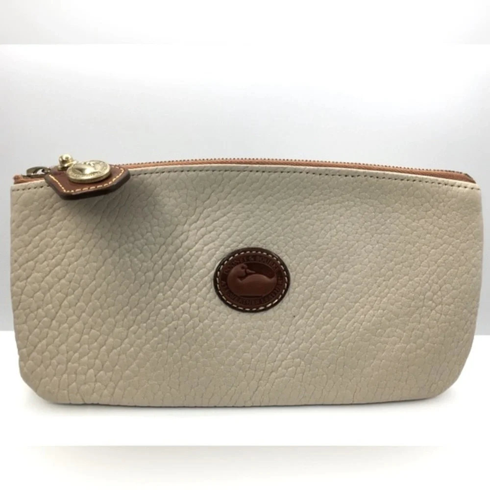 Dooney & Bourke || AWL Slim Zip Top Pouch || 🦆VINTAGE - Picture 1 of 13